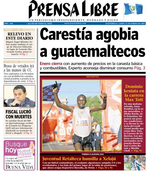 FISCAL LUCRÃ CON MUERTES - Prensa Libre