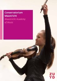 Conservatorium Maastricht Maastricht Academy of Music