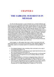 The Sabbath - Our Rest Is In Messiah - Unleavenedbread.co.za