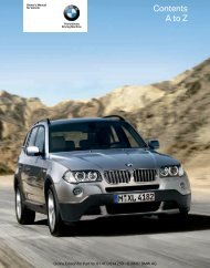 2008 X3 Owner's Manual - Irvine BMW