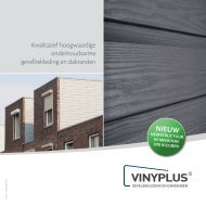 Brochure - vinyPlus kunststof gevelbekleding