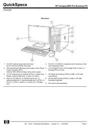 QuickSpecs