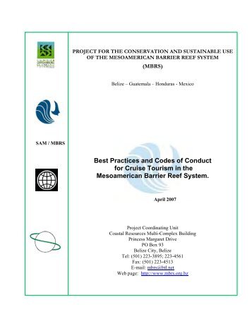Best Practices and Codes of Conduct for Cruise ... - Mbrs.doe.gov.bz