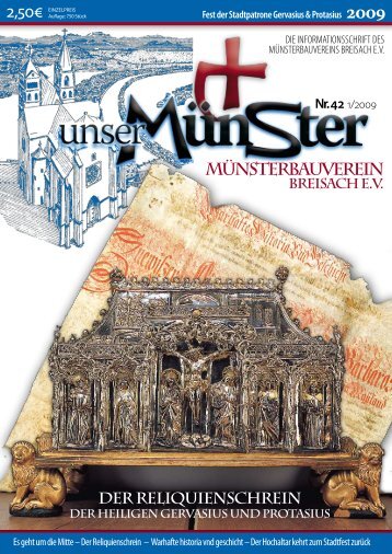 Außenrenovierung des Münsters St. Stephan 2008 - 2009