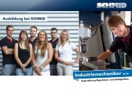 Industriemechaniker m/w - SCHMID Group