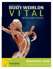 Body Worlds Vital Educator Guide - Anchorage Museum