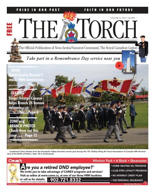 Fall 2009 - Royal Canadian Legion