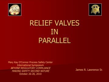 Relief Valves in Parallel