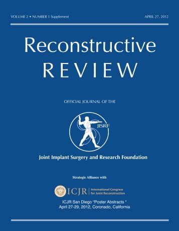 to download PDF - Joint Implant Surgery & Research Foundation