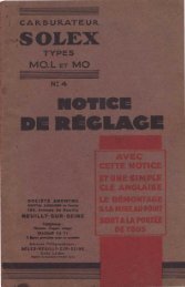 CARBURATEUR S OLEX TYPES MO.L ET MO N_ 4 NOTICE IDE ...