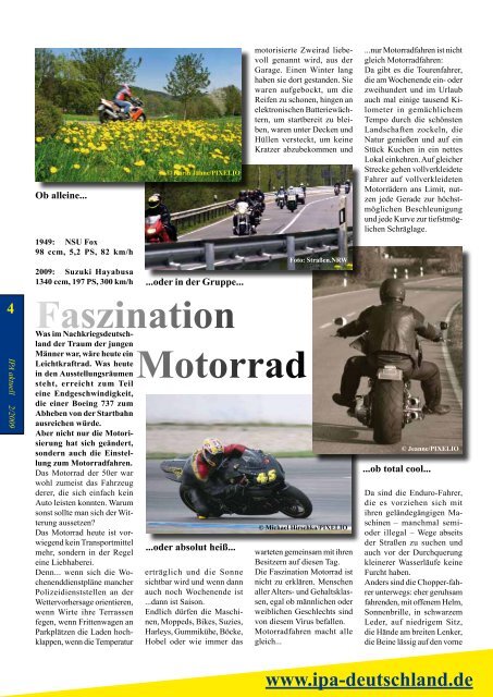 Faszination Motorrad - International Police Association