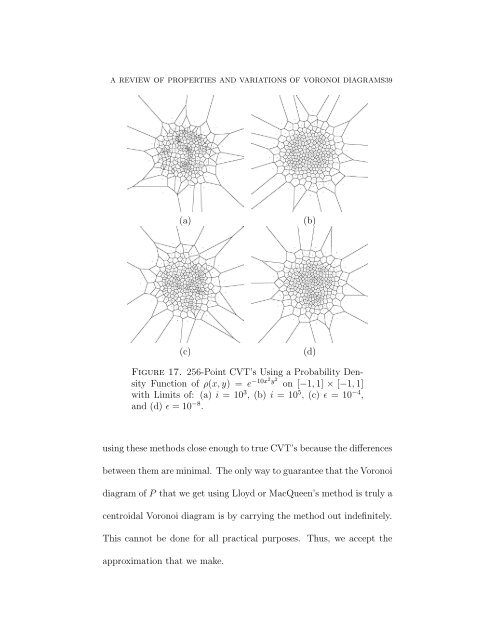 A Review of Properties and Variations of Voronoi Diagrams