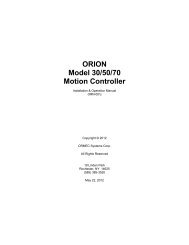 ORION Installation & Operation Manual - Ormec