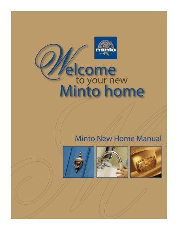 To Your New Minto Home