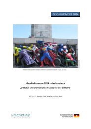 Lesebuch - Bundesstiftung zur Aufarbeitung der SED-Diktatur