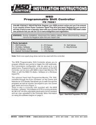 MSD Programmable Shift Controller - MSD Pro-Mag.com