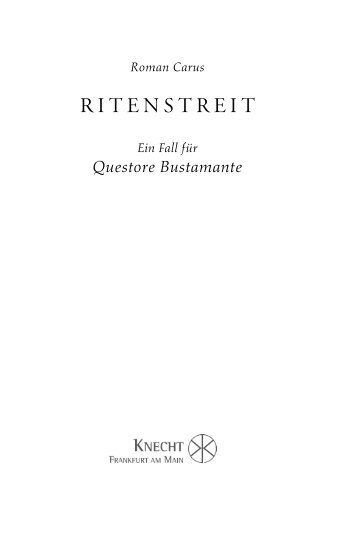 RITENSTREIT - Verlag Josef Knecht