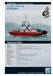 63 t BP Z-TECH Tug STERLING Technical Data - Schottel