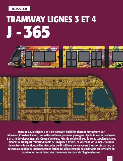 tRAMwAy Lignes 3 et 4 - Montpellier AgglomÃ©ration