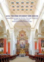 TECHNIK IM DIENST DER KIRCHE - Itec