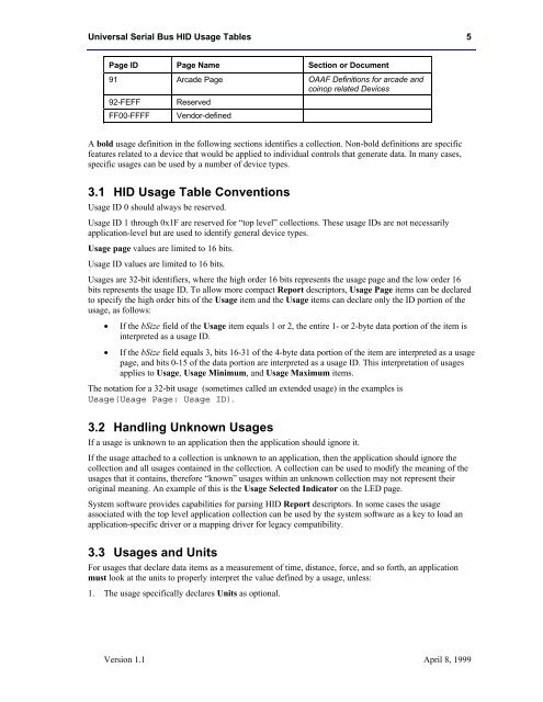 HID Usage Tables Document 1.1 - C. Scott Ananian