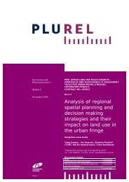 Regional spatial planning and decision making strategies ... - Plurel