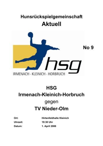 TV Nieder-Olm - HSG Irmenach-Kleinich-Horbruch