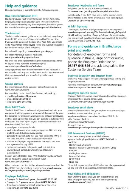 Tax Tables B-D (April 2012) Taxable Pay Tables Manual Method