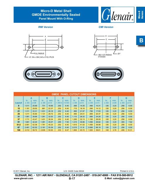 High-Performance Micro-D Connectors and Cables - Pan Pacific ...