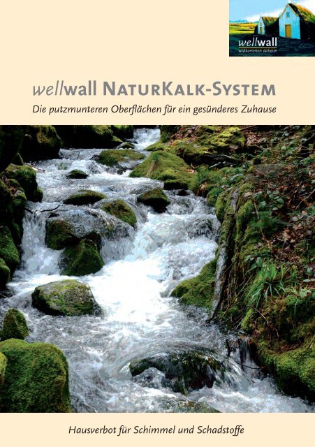 Gesund wohnen wellwall NaturKalk-System