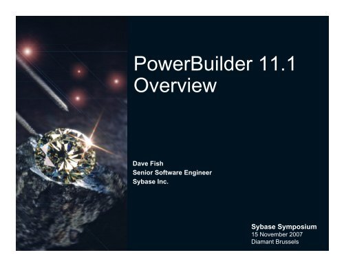 PowerBuilder 11.1 Overview - Sybase