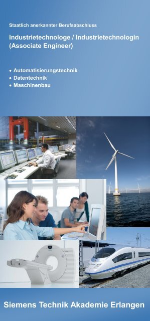 Flyer zur Ausbildung zum Industrietechnologen - Siemens Technik ...