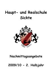 Haupt- und Realschule - und Realschule Sickte