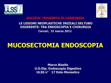 M. Bisello - SocietÃ  Triveneta di Chirurgia