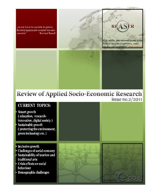 Volume 2 Issue2 2011 Review Of Applied Socio Economic