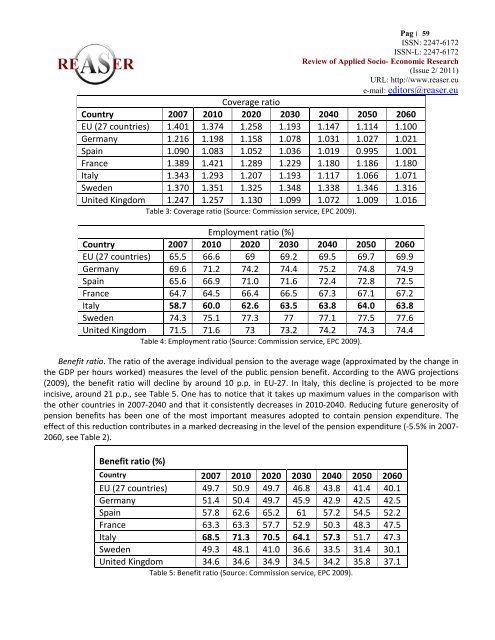 Volume 2, ISSUE2/2011 - Review of Applied Socio-Economic ...