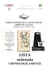 LISTA ordenada - EstaciÃ³n Experimental de Aula Dei