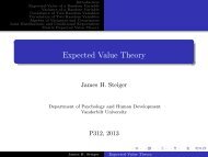 Expected Value Theory - Statpower
