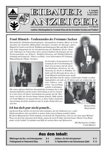 Eibauer Anzeiger - Gemeinde Eibau