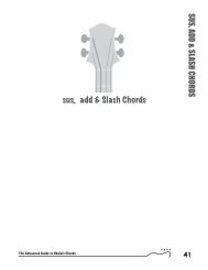 sus, add & Slash Chords SUS, ADD & SLASH CHORDS - Curt Sheller