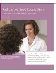 Radioactive Seed Localization: - Baystate Health