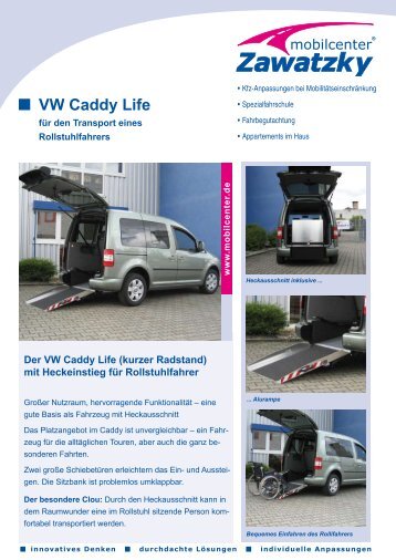 VW Caddy Life - mobilcenter Zawatzky