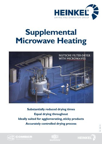 Supplemental Microwave Heating - HEINKEL Drying & Separation ...