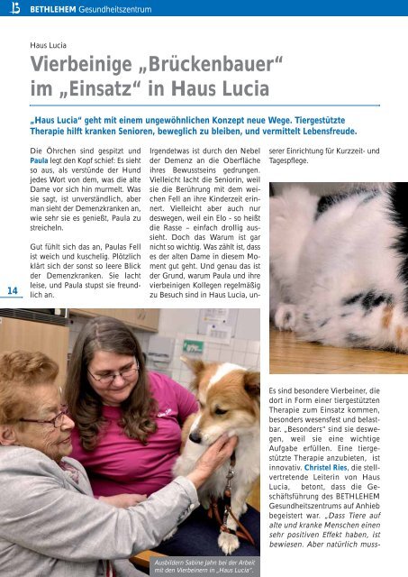 Ausgabe 02/2012 finden Sie hier. - Bethlehem Gesundheitszentrum