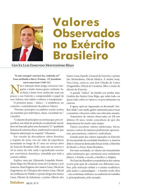 artigos - Valores Observados no ExÃ©rcito Brasileiro - FunCEB