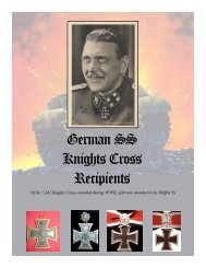 German SS Knights Cross Recipients