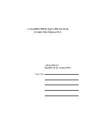 CONSTITUTIVE EQUATIONS FOR SOLID PROPELLANTS