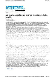 La Belle Haie - Champagne info