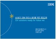 4ì¬ë¶ê¸° IBM íí¸ë ìë¬ë¥¼ ìí ììêµì¡ ISV solutions ready for ...