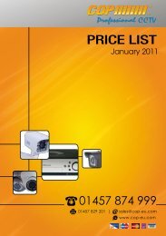 PRICE LIST - COP Security